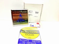 Norton PBS61N Handicap Automatic Entry Door Wall Switch 6 in Square