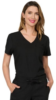 Evolution Scrubs  Women's Premium Performance V-Neck Tuck in Top
