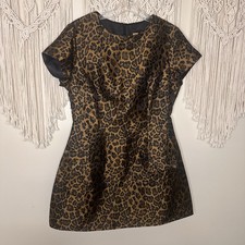 Fashion Nova LUXE Leopard Print Mini Dress Size M