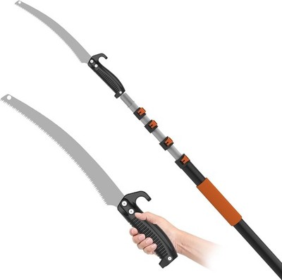 20FT Reach Pole Saw for Tree Trimming, Telescoping Tree Pruner Extendable with 3