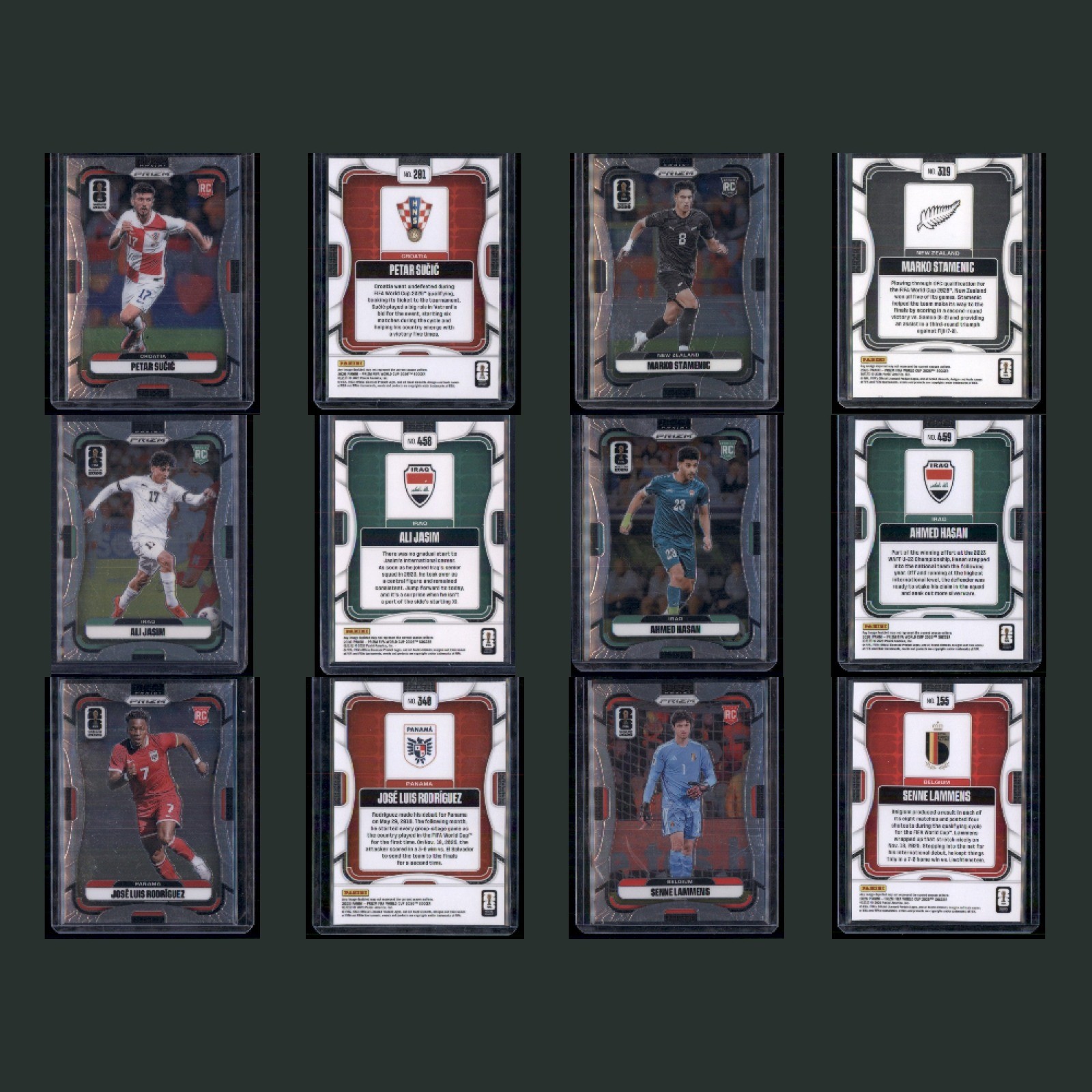 Soccer Card Lot 100 Cards Inserts Color Rookies Topps Prizm Show Ready Toploaded view 12