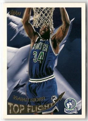 1995-96 Topps - Topflight Isaiah Rider #TF2 Timberwolves