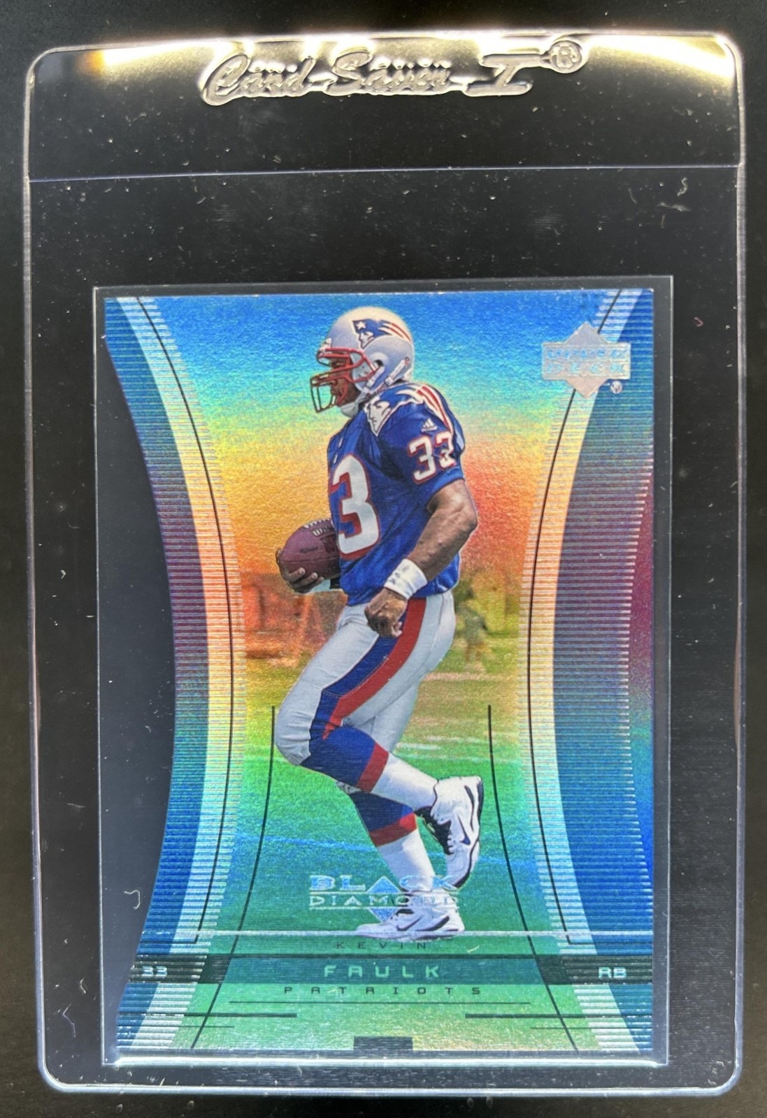 Kevin Faulk Upper Deck Black Diamond #123 Diamond Cut