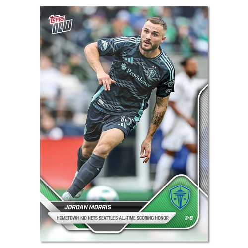 Jordan Morris - 2025 MLS Topps NOW® - Card 11 - PR: 234