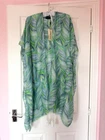 JAMES LAKELAND KAFTAN SUMMER BEACH COVER UP TROPICAL SIZE 8 10 12 14 16 18 20