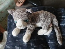 Ty Beanie Babies Purr The Cat, Small Plush Soft Toy, With Tags 