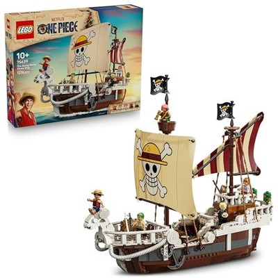 LEGO Einteiliges Piratenschiff Going Mary Luffy Strohhut Sanji's Kitchen Nami's