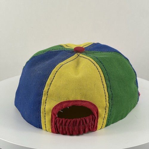 Rare Sesame Street Friends Hat - Red, Yellow, Green, Red -Made In The US Vintage - Picture 3 of 7