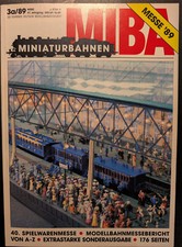 Steam Locomotives "MIBA Miniature Railways" Magazine No. 3a 1989 Very Good Condition!