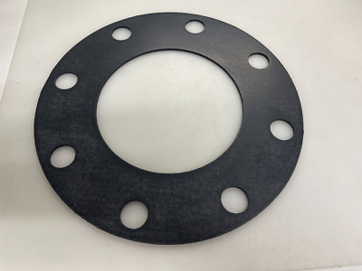 Chemical-Resistant Viton  Fluoroelastomer Gasket with Bolt Holes 9473K622 1/8''