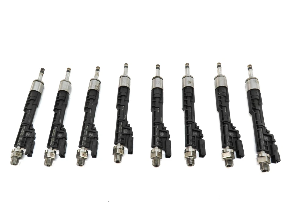 BMW 650i 750i M5 M6 2012-2014 (F01 F07 F10 F12) 4,4 L N63 S63 juego de inyectores de combustible 8 Foto 2 de 3