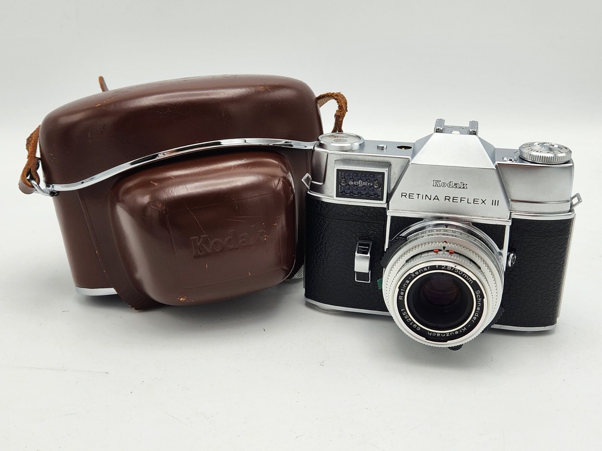 Kodak Retina Reflex III 35mm Film SLR Camera w/ Xenar 50mm F2.8
