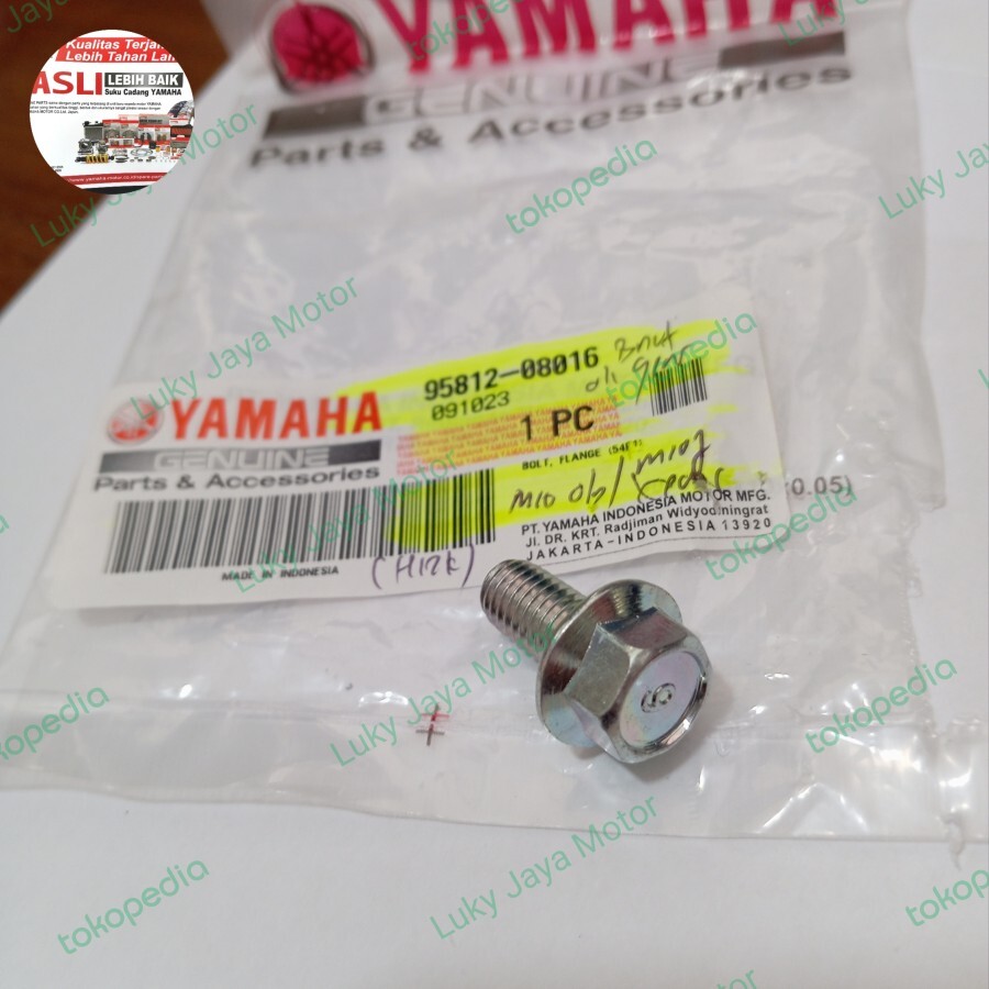 Genuine Parts Fits For Yamaha Universal Flange Bolt 95812-08016 | eBay