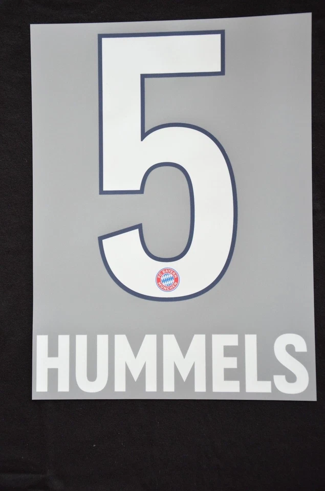 MARKENLOS Original FC Bayern München Flock Home 2018/2019 Nummer 5 Hummels Kinder