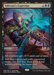 Yahenni-039-s-Expertise-Game-Day-Promo-x1-Magic-the-Gathering-1x-Unique-amp-Misc-Pro