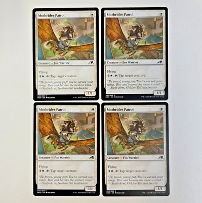 MTG Mothrider Patrol (Kamigawa: Neon Dynasty) 030/302 (NEAR MINT) (4X ...