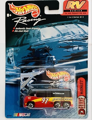 Hot Wheels 1999 Racing Nascar RV Series Deluxe McDonalds Motorhome