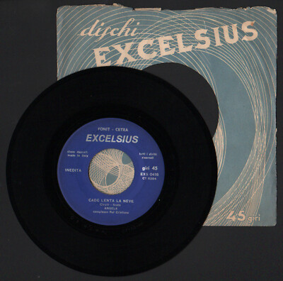 7'' ANGELA (DENIA TARENZI) FÄLLT LANGSAM DER SCHNEE / DU WEISST NICHT 1966 EXCELSIUS