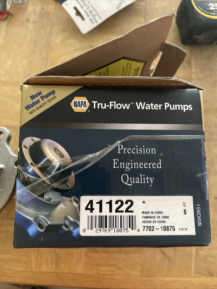 Gates 41122  Water Pump for 1-9234 111118 12582431 12620226 130-7700 No Gasket! - Image 2 of 4