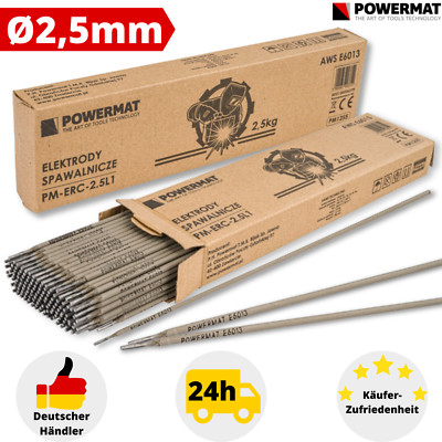 HUW24 Edelstahlelektroden 308L V2A – 2,5x300 Mm, 4 Kg (ca. 208 Stück), Rutil, Für Wechsel-/Gleichstrom