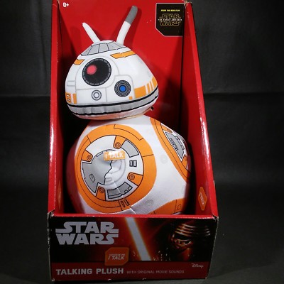 STAR WARS, BB-8 Talking Plush - Episode 7 Force Awakens Disney, NEW