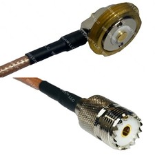 RG400 NMO 3/4 Inch Mount to SO239 UHF Female RF Cable Rapid-SHIP LOT
