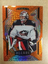 Matiss Kivlenieks 2020-21 Upper Deck Allure Hockey Orange Slice Rookie Card RC