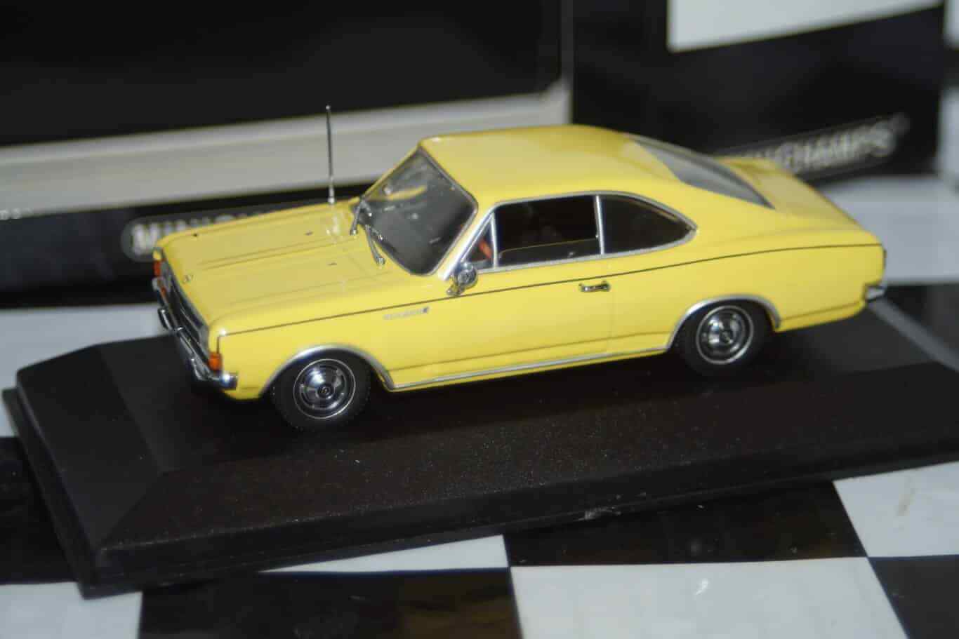 Minichamps Opel Rekord C Coupe YELLOW 1966 430 046125