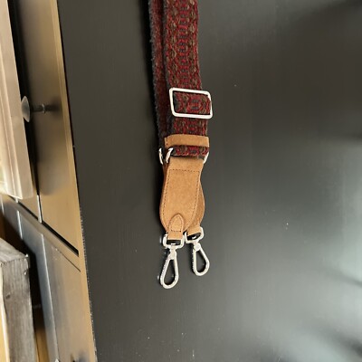 Coccinelle Webgurt/Taschengurt mit Leder