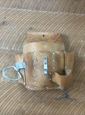 Tool Belt Action Leathercraft 8 Pocket Leather Professional  LP 603