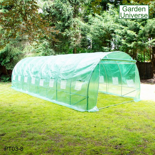 Polytunnel Gardening Greenhouse 8 Sizes By Garden Universe poly tunnel 3m - 10m - Picture 92 of 108