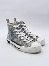 Size 41 / US 8 - Dior B23 High Top Sneaker Blue Oblique