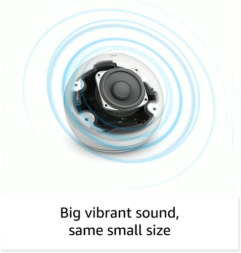 Amazon Echo Dot (Newest Model), Vibrant Sounding Alexa Speaker, Great for Bedroo - Picture 3 of 12