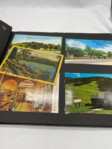 Vintage 1960-1990's Photo Album 55 Postcards - 10.5” x 13.5” Travel Ephemera - Picture 9 of 17