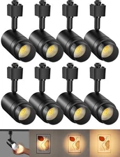 Zoomable H Track Lighting Heads H Type Track Light Heads Dimmable LED Track L...
