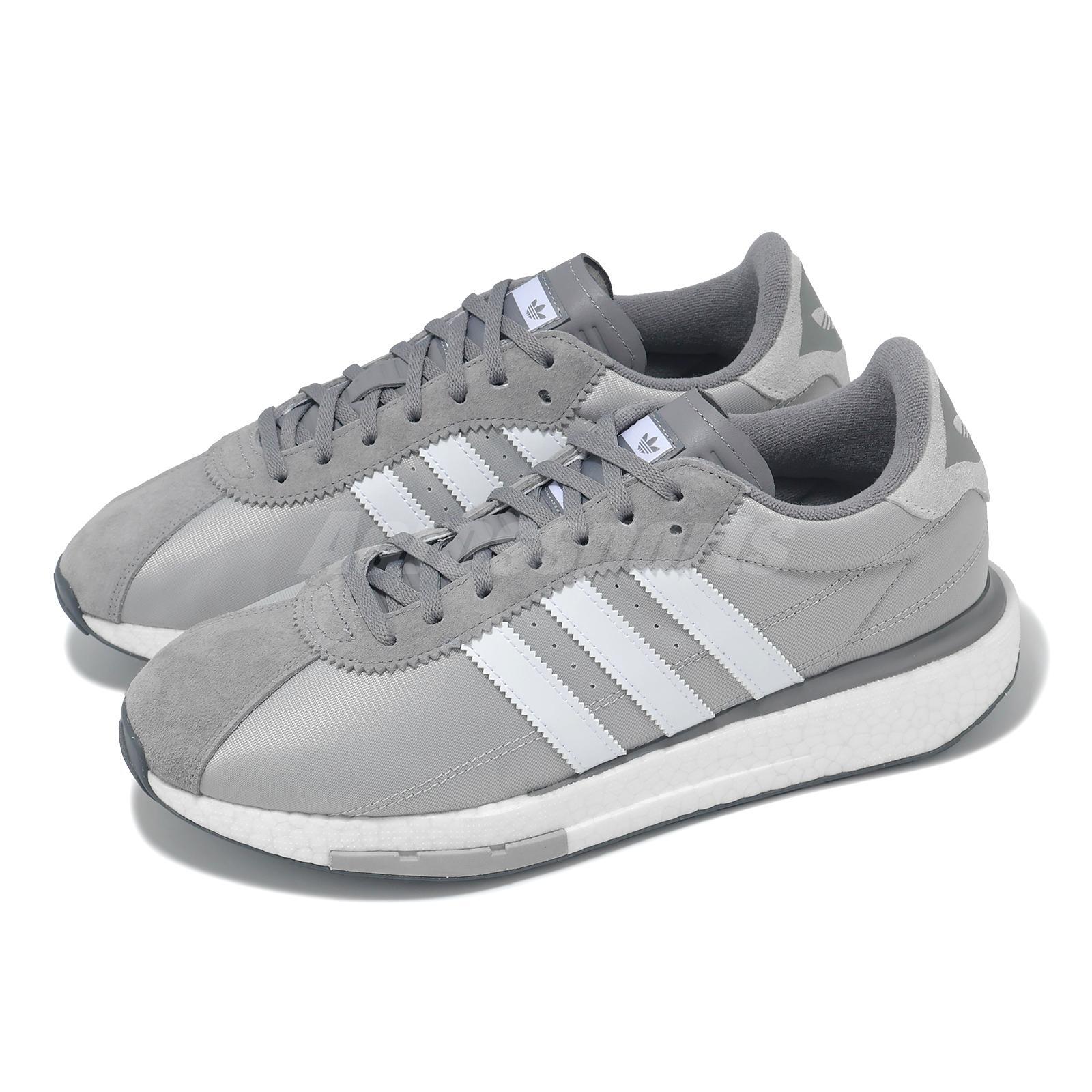 adidas Country XLG Boost Grey Footwear White Men Casual Lifestyle Shoes IG3304