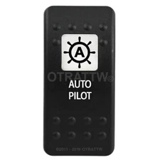 OTRATTW Carling Technologies Contura II Rocker only, AUTO PILOT, WHITE LENS