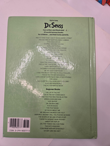 Dr.Seuss Mixed Lot Large 8X11 Childrens Books Collection - Foto 7 di 18