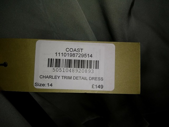 charley trim detail dress