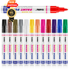Oil Based Paint 1 Count Pack of 12 , 12 Colors Oil-Based Markers
