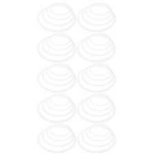 12 Pcs Drum Mufflers Dampening Dampeners Mute Noise Reduction Rings