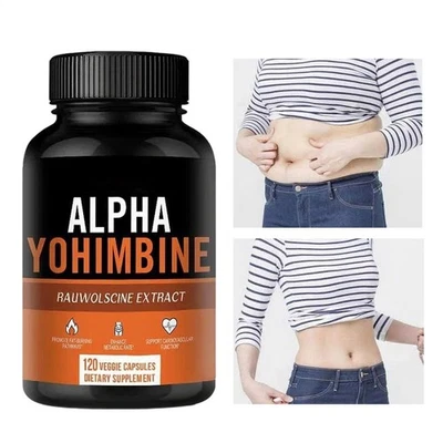 MARKENLOS Rauwolscine 2 mg Kapseln fördern die Fettverbrennung und unterstützen die kard