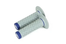 Renthal MX Dual Compound Grips Gray/Blue G206