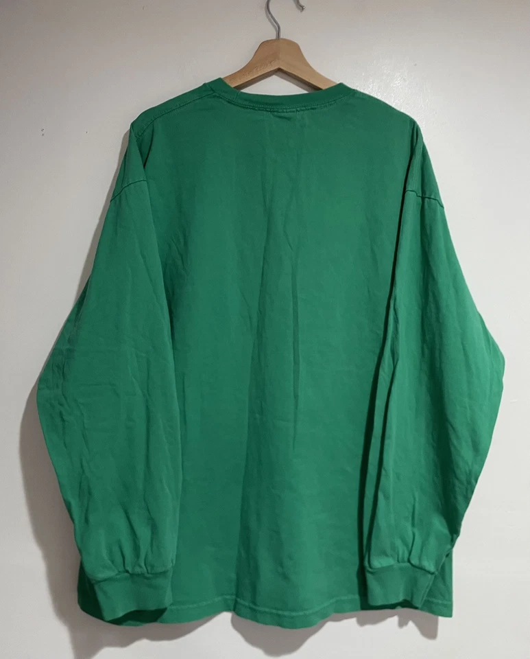 Camisa De Colección Nike Hockey Dakota del Norte Lucha Sioux Manga Larga Para Hombres XL Verde Foto 3 de 4