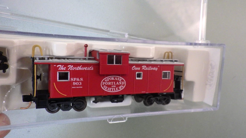 N-Atlas EV Caboose #903 Car Spokane Portland & Seattle SP&S in Box * MTL's New - Image 2 of 4