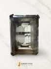 Sterling Silver Emerald Cut Crystal Quartz Baguettes Size 7 15.1g
