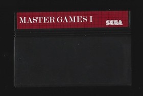 Sega Master System MASTER GAMES 1 w/Cartridge, Instructions & Box - 3 GAMES IN 1
