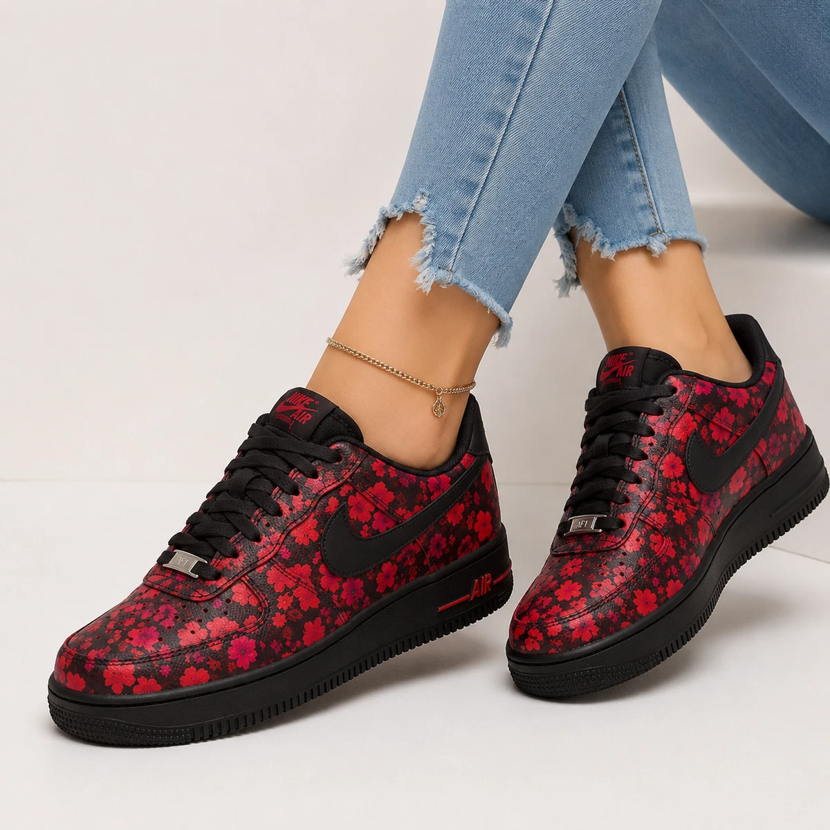 Nike Air Force 1 Floral Sneakers for Women for sale | eBay