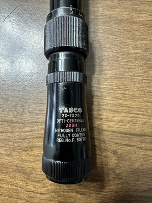 tasco ライフルスコープ ヴィンテージ 3-15x56 Vintage Japan Tasco 3-7x20 Gloss .22 Rifle Scope With Built In