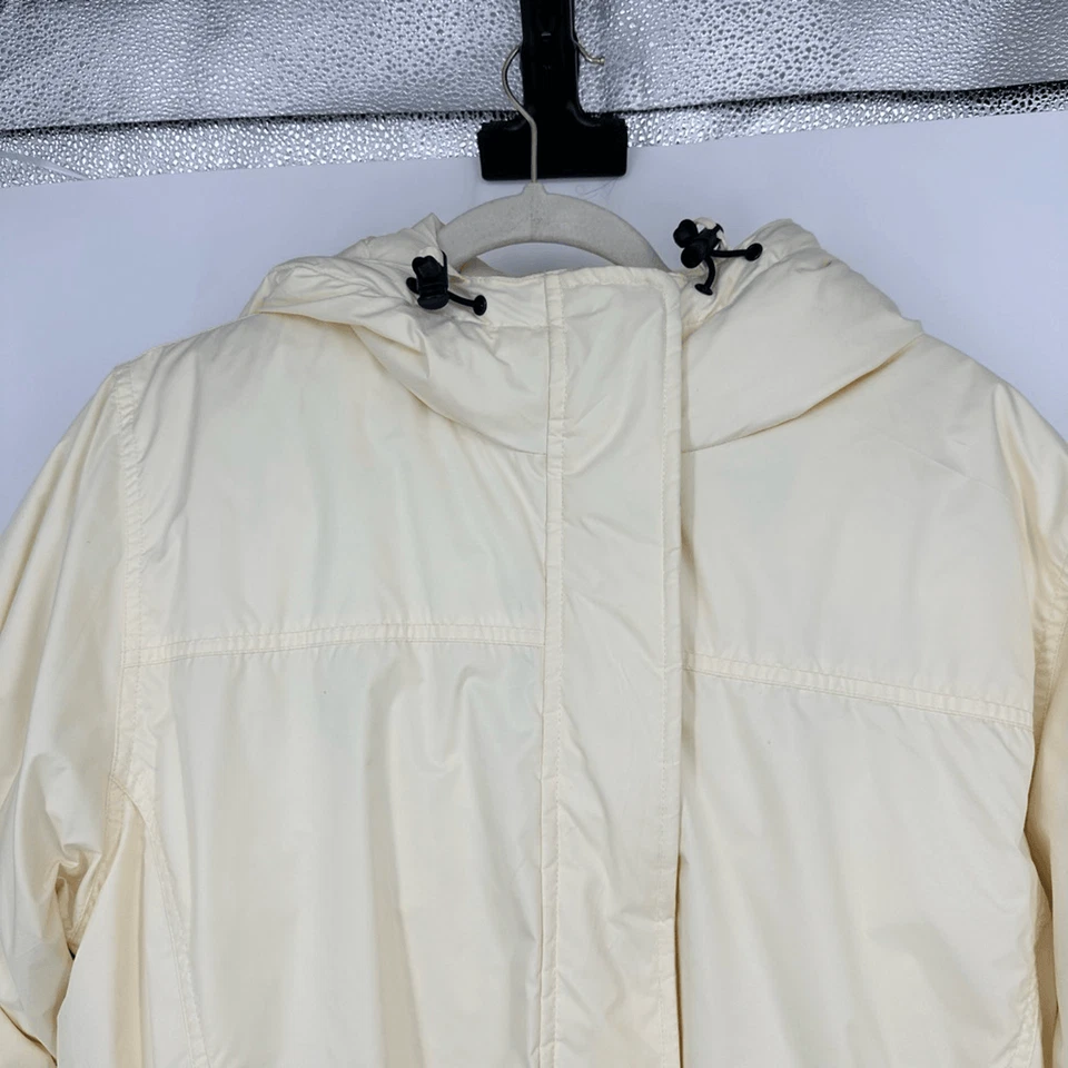 Abrigo Chaqueta Parka Lands’ End Mujer Plumón de Ganso Puffer Talla 1X Amarillo Pálido Outdo Foto 2 de 4